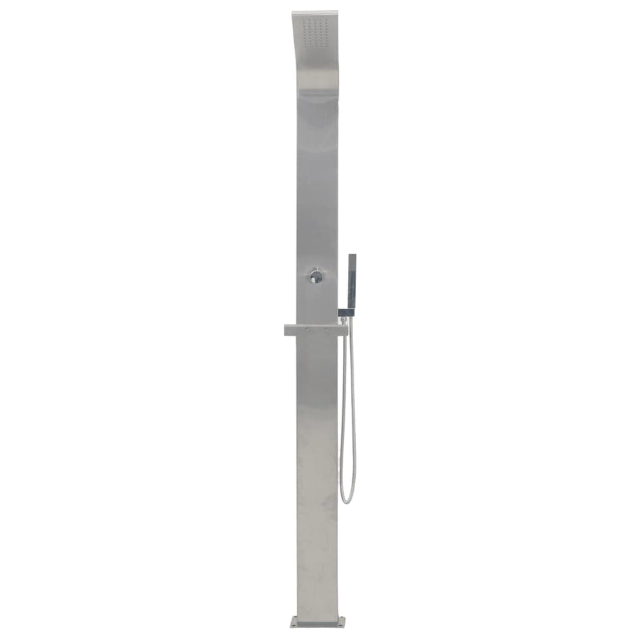 Outdoor Shower Stainless Steel Curved