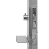 Outdoor Shower Stainless Steel Curved - 45-Degree Angle