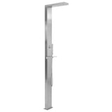Outdoor Shower Stainless Steel Square - Side View