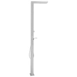 Outdoor Shower Stainless Steel Square - Top-Down View