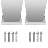 Outdoor Shower Stainless Steel Double Jets - Close-Up Angle