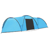 Camping Igloo Tent 650x240x190 cm 8 Person Blue - Side View