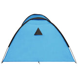 Camping Igloo Tent 650x240x190 cm 8 Person Blue - 45-Degree Angle