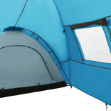 Camping Igloo Tent 650x240x190 cm 8 Person Blue - Low Angle