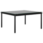 5 Piece Garden Lounge Set with Cushions Black PVC