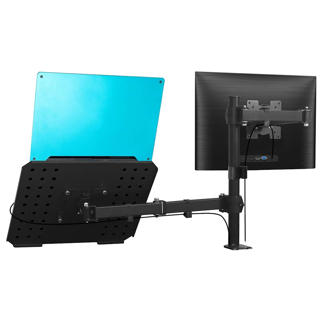 Monitor Laptop Dual Desk Mount Bracket 13"-23
