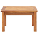 Garden Coffee Table 60x60x36 cm Solid Acacia Wood - Front View