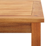 Garden Coffee Table 60x60x36 cm Solid Acacia Wood