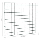 Garden Fence Set 77.5x64 cm Green