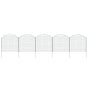 Arched Garden Fence Set 77.5x78.5 cm Green