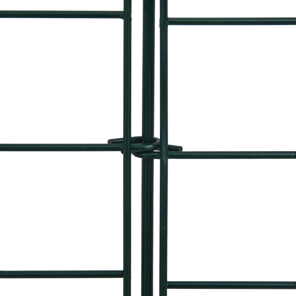 Arched Garden Fence Set 77.5x78.5 cm Green