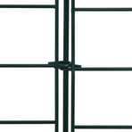 Arched Garden Fence Set 77.5x78.5 cm Green