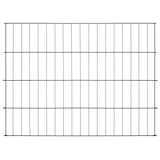 Garden Fence Set 115x79 cm Green - Front View