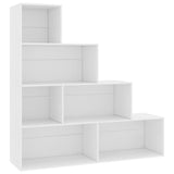 Book Cabinet/Room Divider White 155x24x160 cm Engineered Wood - Front View