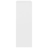 Sideboard with 6 Drawers White 50x34x96 cm Engineered Wood - 45-Degree Angle