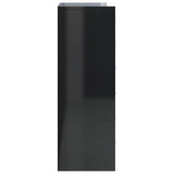 Sideboard with 6 Drawers High Gloss Black 50x34x96 cm Engineered Wood