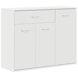 Sideboard White 88x30x70 cm Engineered Wood - Front View