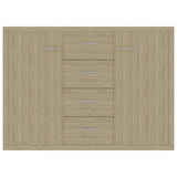 Sideboard Sonoma Oak 88x30x65 cm Engineered Wood