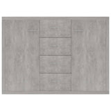 Sideboard Concrete Grey 88x30x65 cm Engineered Wood
