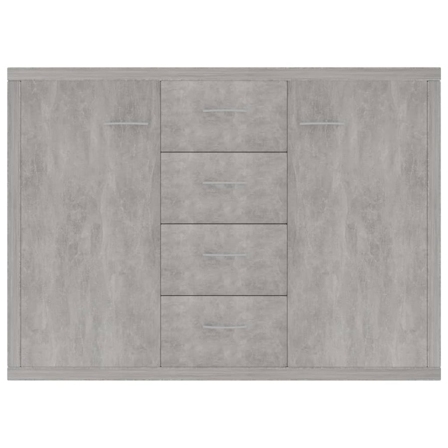 Sideboard Concrete Grey 88x30x65 cm Engineered Wood