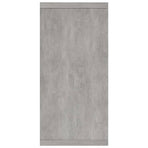 Sideboard Concrete Grey 88x30x65 cm Engineered Wood