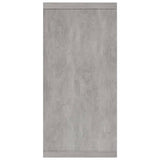 Sideboard Concrete Grey 88x30x65 cm Engineered Wood - 45-Degree Angle