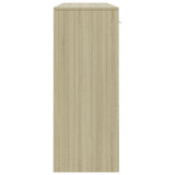 Sideboard Sonoma Oak 110x30x75 cm Engineered Wood