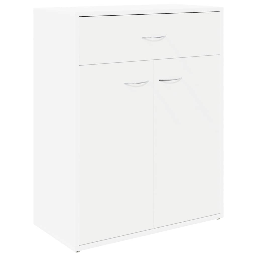 Sideboard White 60x30x75 cm Engineered Wood