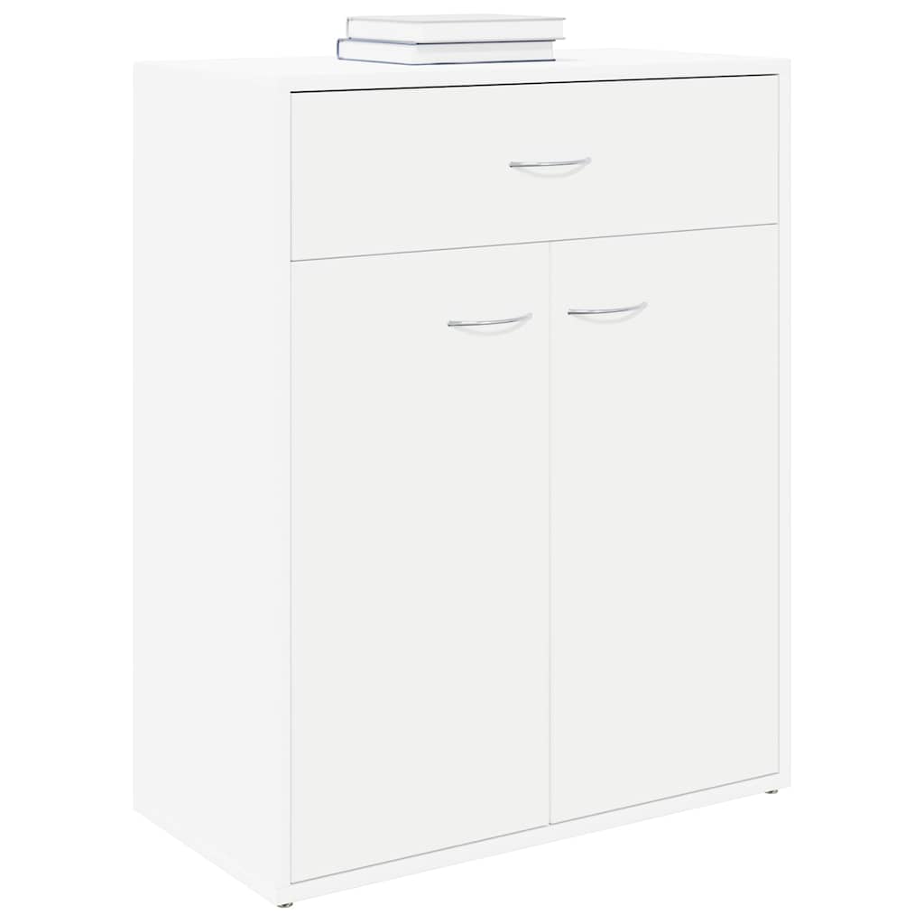 Sideboard White 60x30x75 cm Engineered Wood