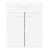 Sideboard White 60x30x75 cm Engineered Wood - Rear View