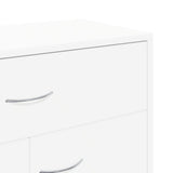 Sideboard White 60x30x75 cm Engineered Wood - Low Angle