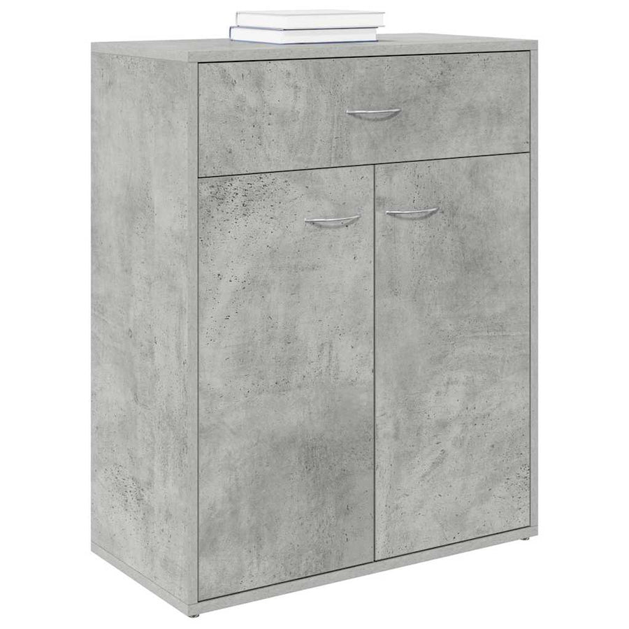 Sideboard Concrete Grey 60x30x75 cm Engineered Wood