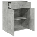 Sideboard Concrete Grey 60x30x75 cm Engineered Wood