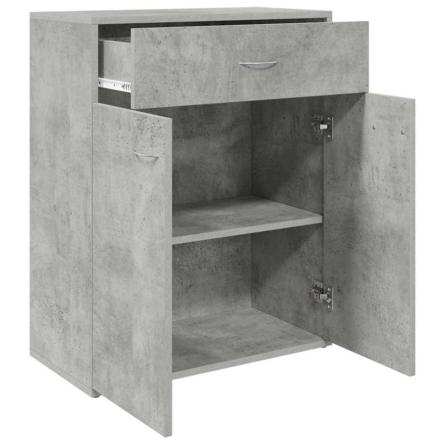 Sideboard Concrete Grey 60x30x75 cm Engineered Wood