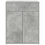 Sideboard Concrete Grey 60x30x75 cm Engineered Wood