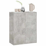 Sideboard Concrete Grey 60x30x75 cm Engineered Wood - Top-Down View