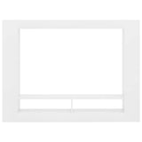 TV Cabinet White 152x22x113 cm Engineered Wood - Top-Down View