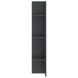 TV Cabinet Grey 152x22x113 cm Engineered Wood - 45-Degree Angle
