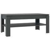 Coffee Table Grey 110x60x47 cm Engineered Wood