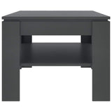 Coffee Table Grey 110x60x47 cm Engineered Wood