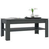 Coffee Table Grey 110x60x47 cm Engineered Wood