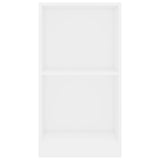 Bookshelf White 40x24x75 cm Engineered Wood