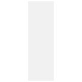 Bookshelf White 40x24x75 cm Engineered Wood - Top-Down View