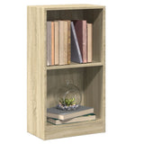 Bookshelf Sonoma Oak 40x24x75 cm Engineered Wood - Low Angle