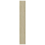 5-Tier Book Cabinet Sonoma Oak 40x24x175 cm Engineered Wood