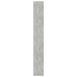 5-Tier Book Cabinet Concrete Grey 40x24x175 cm Engineered Wood - 45-Degree Angle