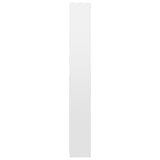 5-Tier Book Cabinet High Gloss White 40x24x175 cm Engineered Wood - 45-Degree Angle