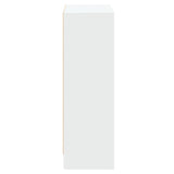 Bookshelf White 60x24x76 cm Engineered Wood - Rear View