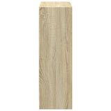 Bookshelf Sonoma Oak 60x24x76 cm Engineered Wood