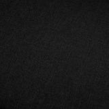 3-Seater Sofa Black Fabric